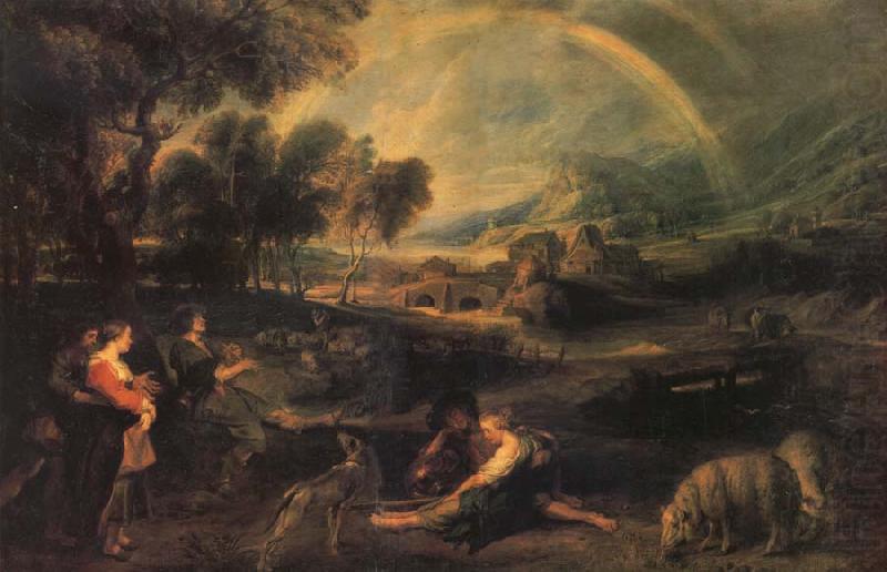 Landscape with a Rainbow, Peter Paul Rubens
